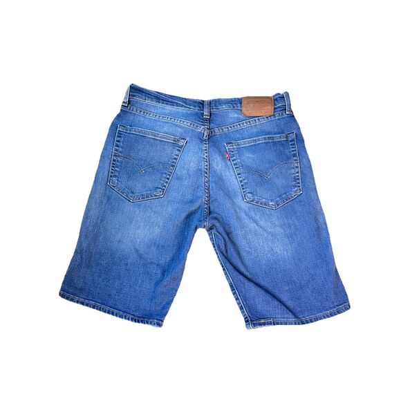 Levi’s 505 (with The Big E) Men’s blue denim shorts Size 32, Used CW-0120 - Picture 12 of 14